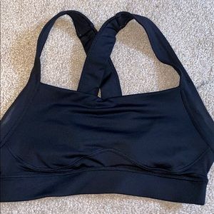 black old navy active sports bra